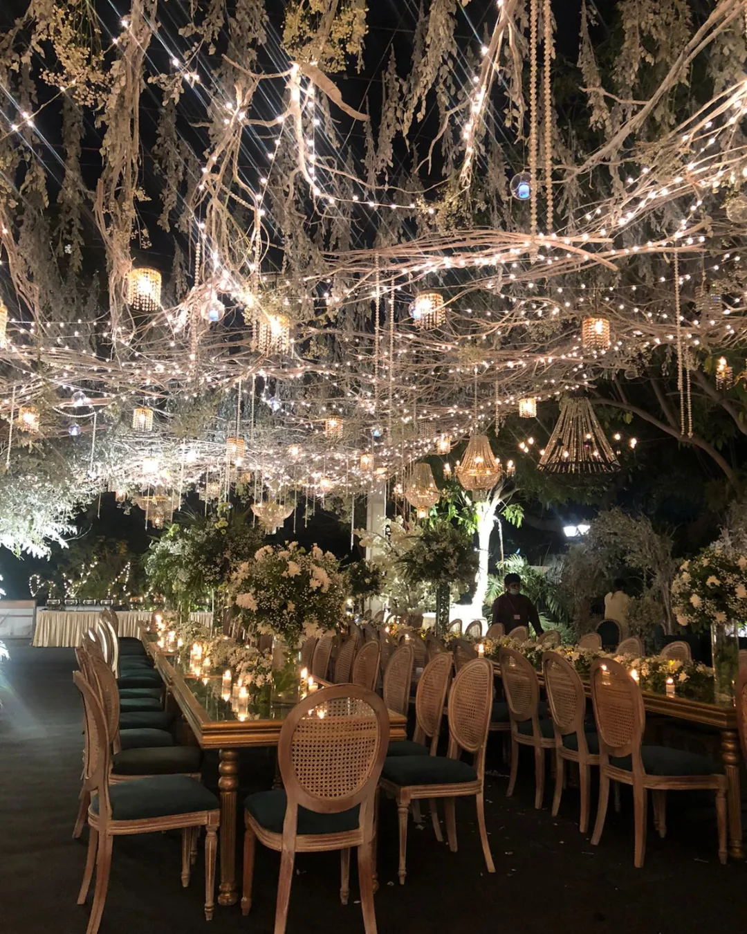 Elegant wedding reception hall